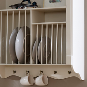 Lyon Range - Cream Wall Mounted Plate Rack