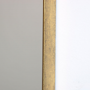 Brushed Gold Thin Framed Wall Mirror 50cm x 75cm