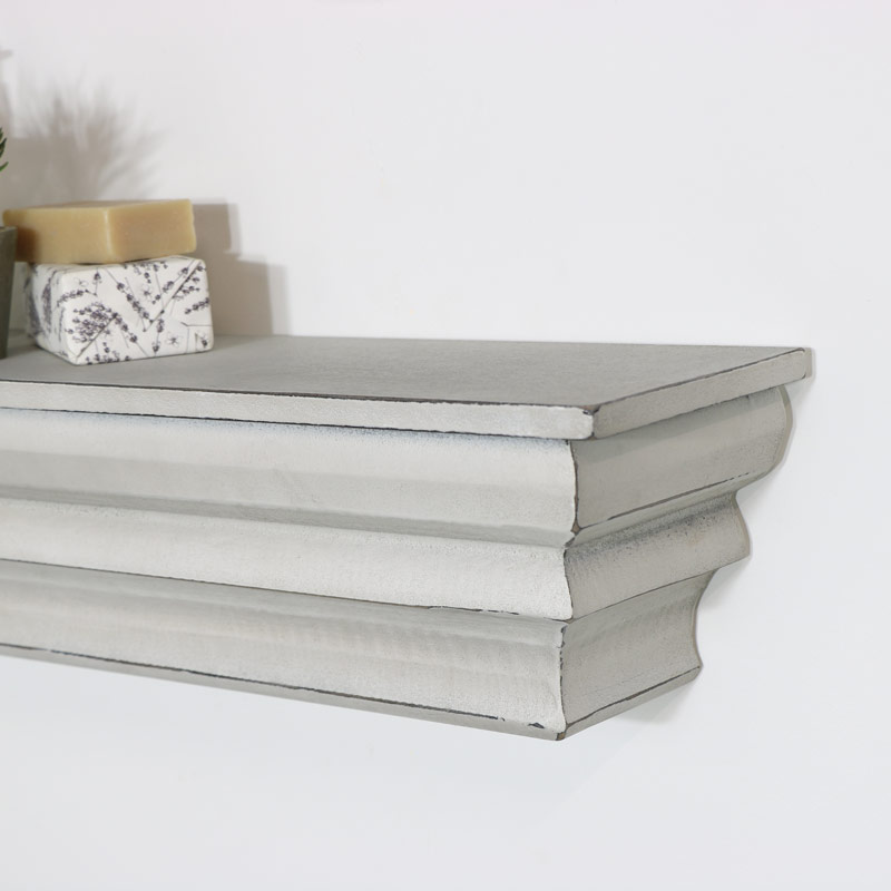 Ornate Grey Mantel Shelf Flora Furniture Ornate Grey Mantel Shelf Flora Furniture, White Fireplace Mantel Shelf Uk