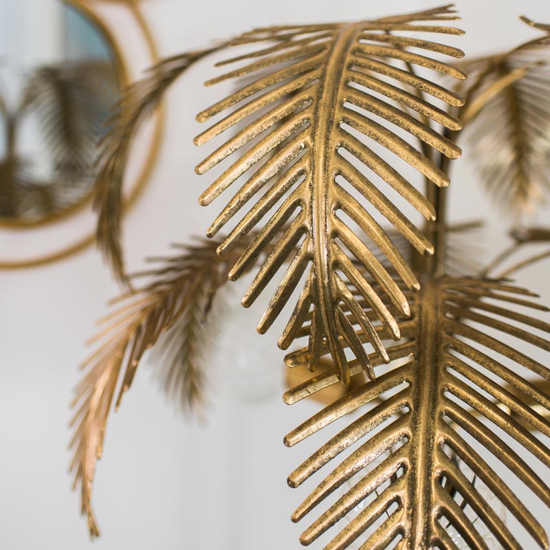 Large Gold Palm Tree Floor Lamp Flora Furniture Large Gold Palm Tree Floor Lamp Flora, Palm Floor Lamp Uk