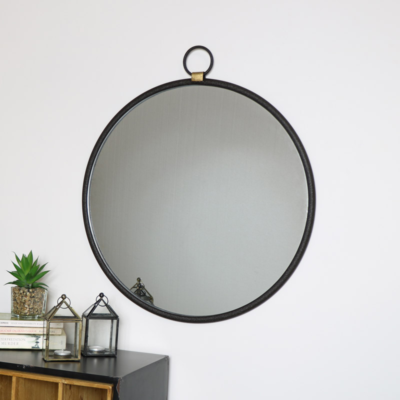 Round Metal Wall Mirror Round Metal Wall Mirror
