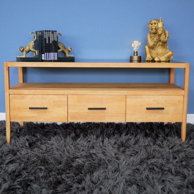 Wooden 3 Drawer TV/Media Unit Wooden 3 Drawer TV/Media Unit