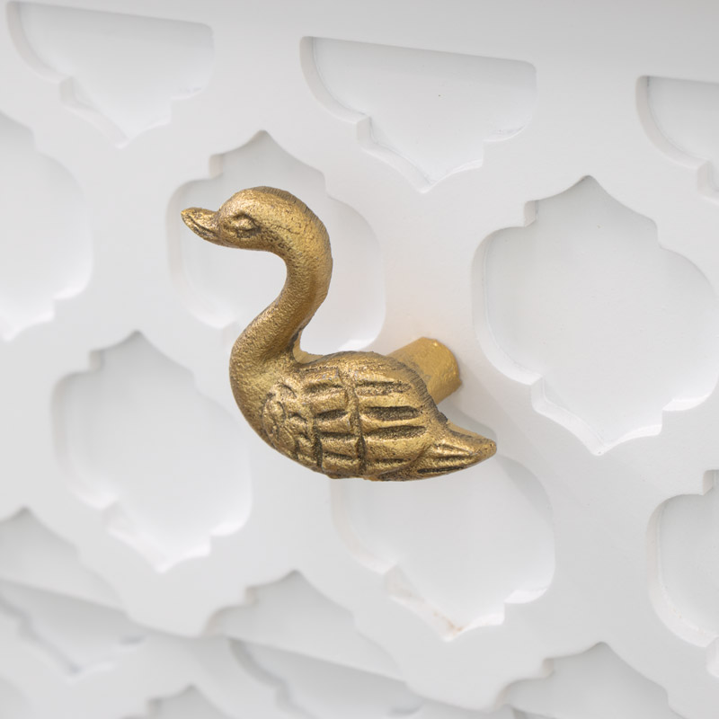 Gold Swan Drawer Knob