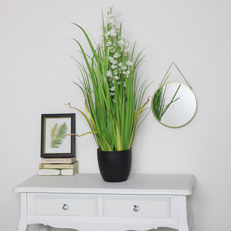 Faux Grass with Flowers Faux Grass with Flowers