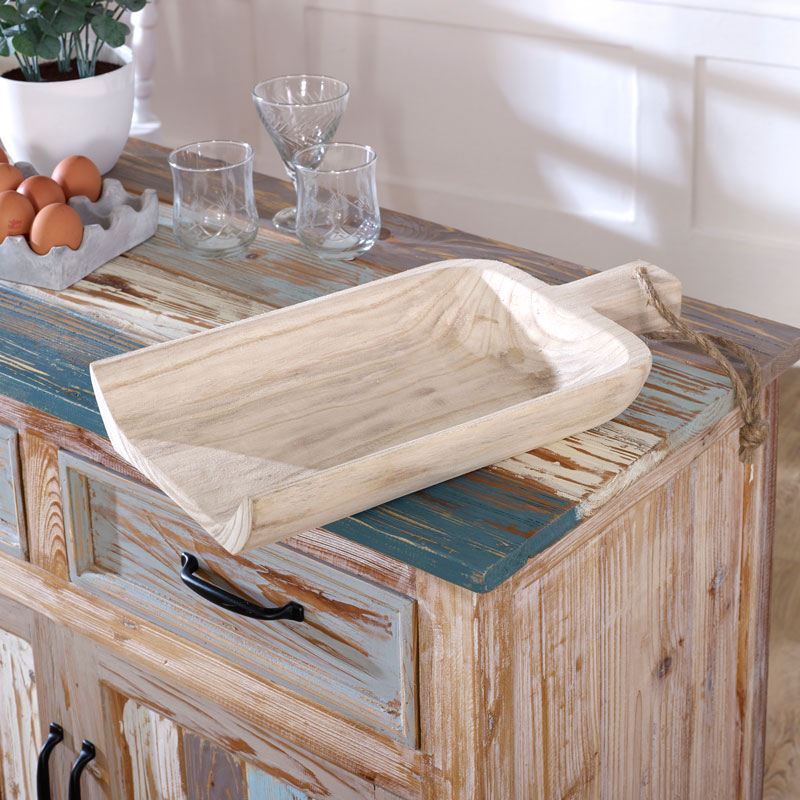 Rustic Wooden Shovel Tray Rustic Wooden Shovel Tray