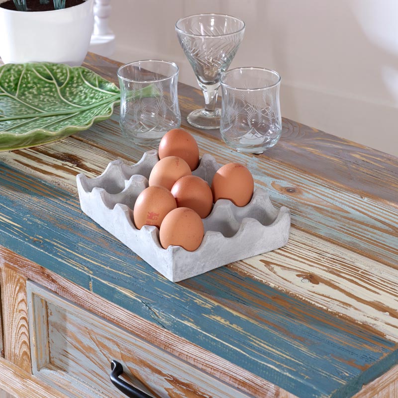 Concrete Egg Holder Tray Concrete Egg Holder Tray