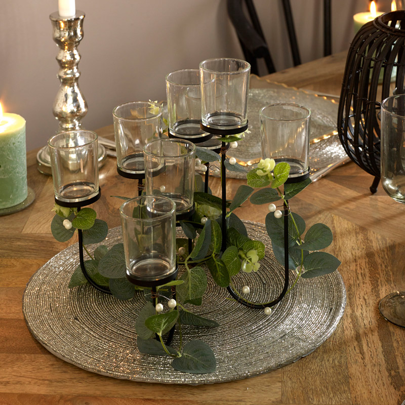 Eucalyptus Tea Light Holder Eucalyptus Tea Light Holder