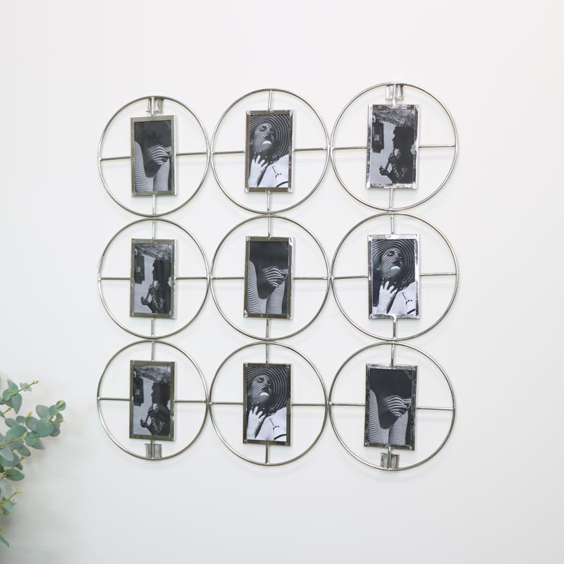 Silver Multi Photo Display Silver Multi Photo Display