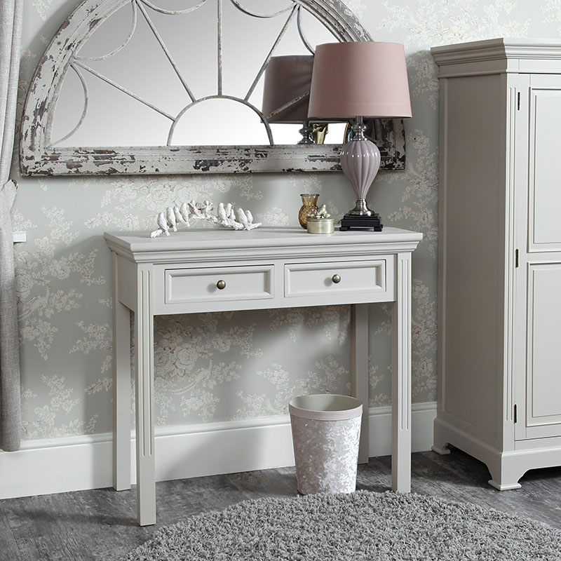 Grey Console/Dressing Table - Daventry Taupe-Grey Range Grey Console/Dressing Table - Daventry Taupe-Grey Range