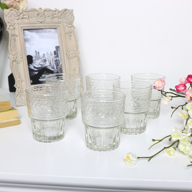 Set of 6 Tumbler Glasses Set of 6 Tumbler Glasses