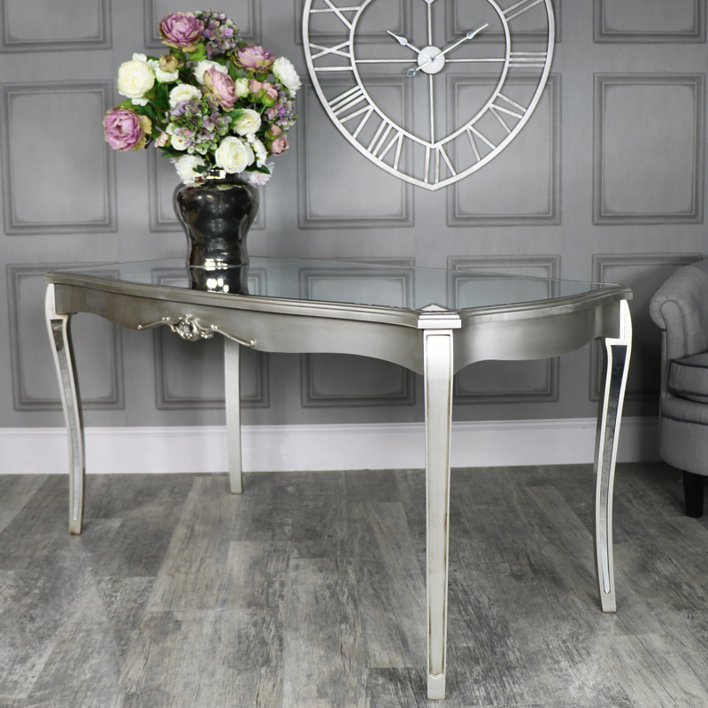 Large Mirrored Dining Table - Tiffany Range