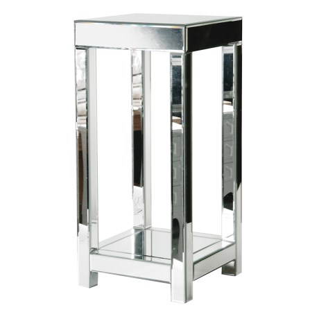 Tall Mirrored Side Table Tall Mirrored Side Table