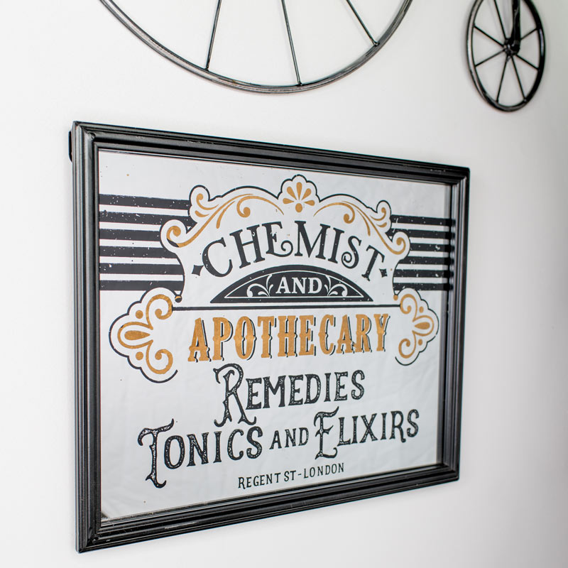 Retro Apothecary Mirror Retro Apothecary Mirror