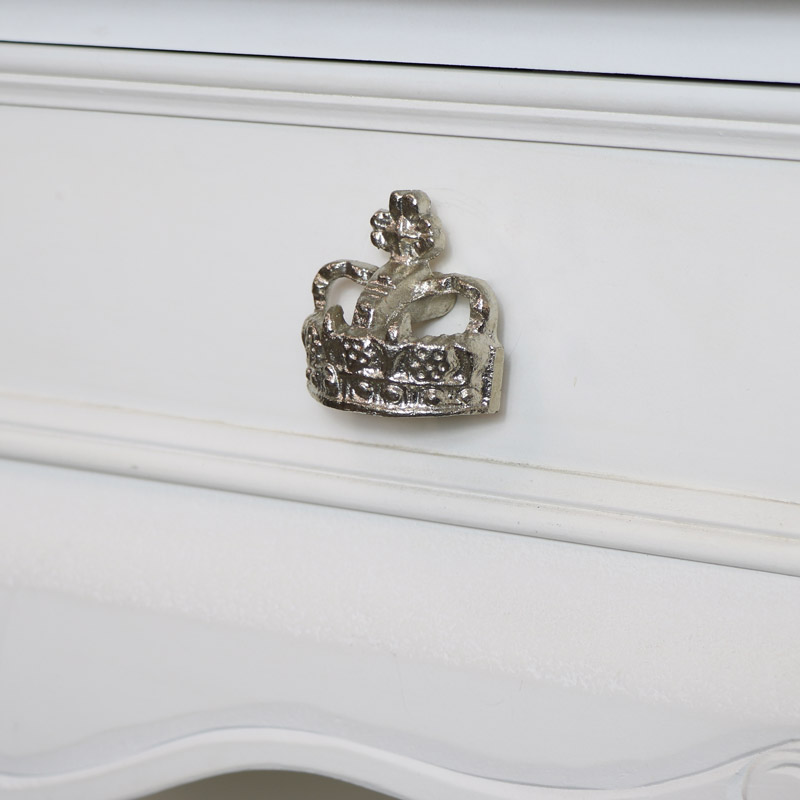 Silver Crown Drawer Knob Silver Crown Drawer Knob