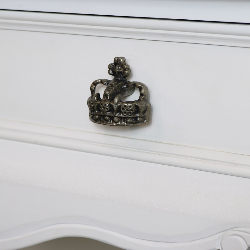 Grey Crown Drawer Knob Grey Crown Drawer Knob