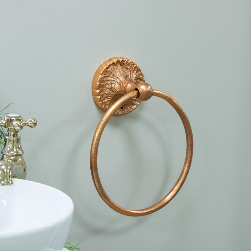 Luxe Copper Ring Towel Holder Luxe Copper Ring Towel Holder