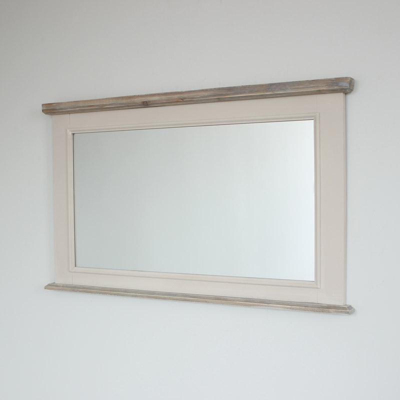 Large Over Mantel Wall Mirror - Cotswold Range 105cm x 62cm Large Over Mantel Wall Mirror - Cotswold Range 105cm x 62cm