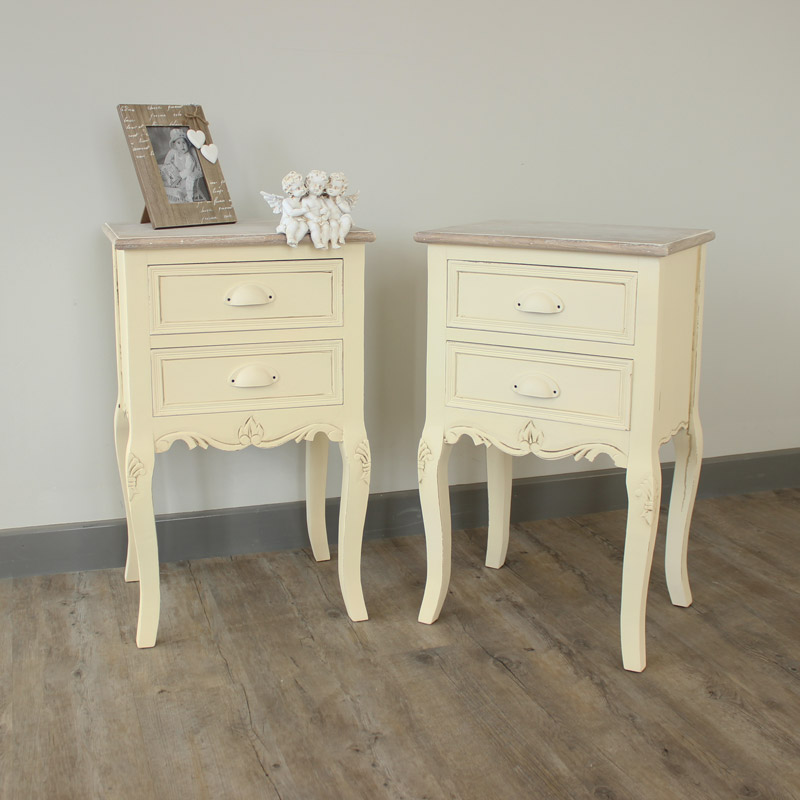 Country Ash Range - Furniture Bundle, Pair of 2 Drawer Bedside Table Country Ash Range - Furniture Bundle, Pair of 2 Drawer Bedside Table