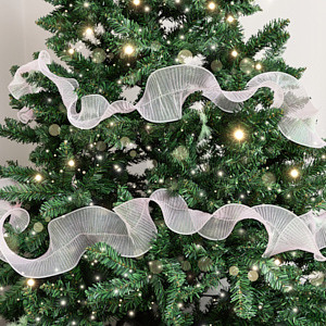 Pink Decorative Ruffle Ribbon - 10cm x 270cm Pink Decorative Ruffle Ribbon - 10cm x 270cm