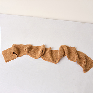 Large Beige Wool Table Runner - 140cm Large Beige Wool Table Runner - 140cm