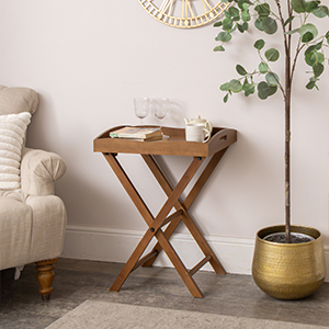 Rectangular Wooden Butler’s Tray Style Side Table - Ashwell Range