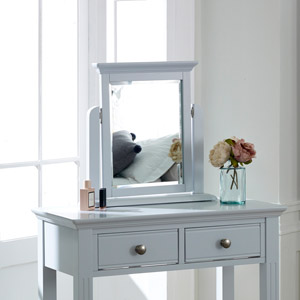 Grey Dressing Table Mirror - Davenport Grey Range