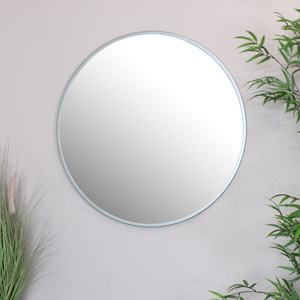 Round Silver Wall Mirror 80cm x 80cm