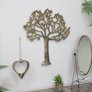 Gold Tree Of Life Wall Plaque