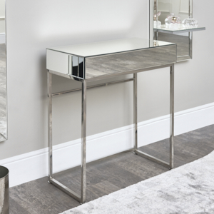 Mirrored & Chrome Console Table / Dressing Table 