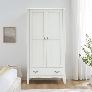 Large Double Wardrobe - Elizabeth Ivory Range