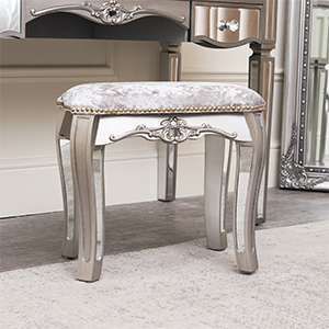 Tiffany Range - Mirrored Dressing Table Stool