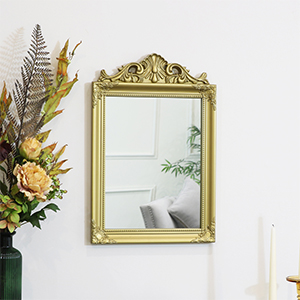 Vintage Gold Wall Mirror 36cm x 55cm