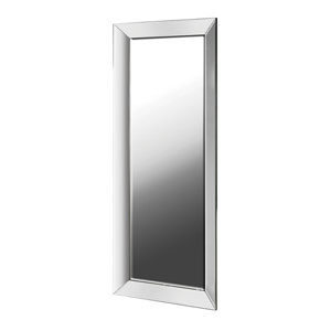 Large Pewter Bevelled Wall/ Floor Mirror 76cm x 185cm