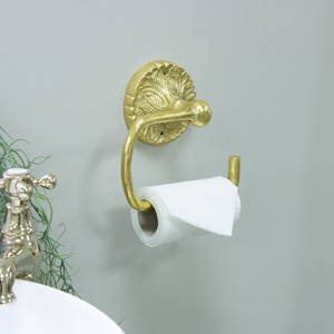 Luxe Gold Toilet Roll Holder