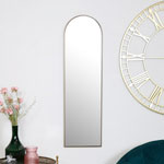 Gold Arch Wall Mirror