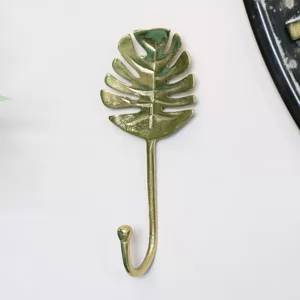Gold Monstera Leaf Wall Hook