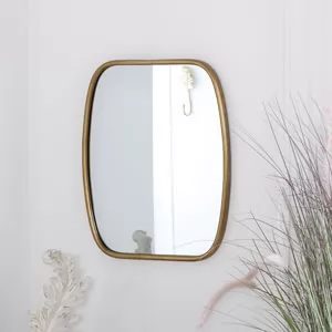 Rustic Gold Framed Mirror 40cm x 48.5cm